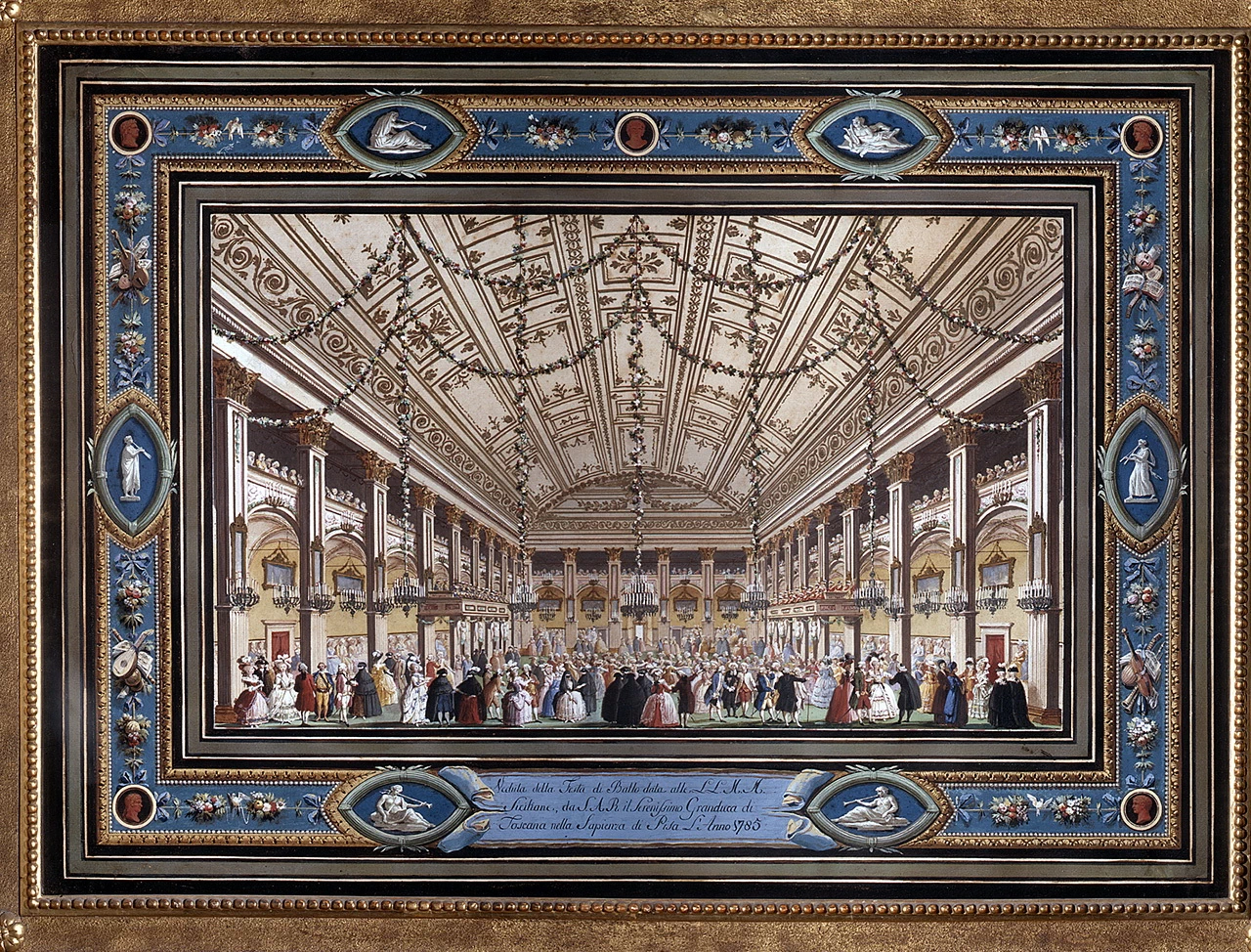 Festa da ballo nel Palazzo della Sapienza a Pisa - Palazzo Pitti, Firenze